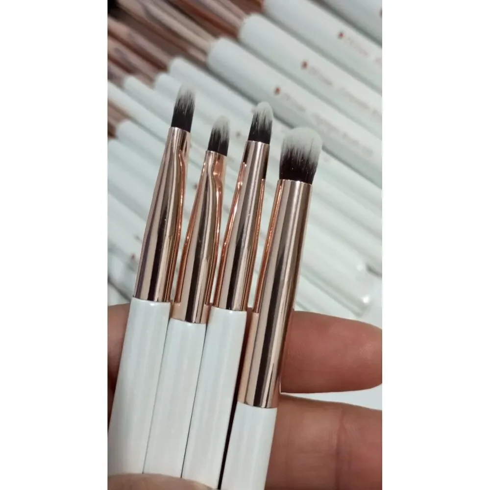 DUcare 27Pieces White Professional Premium Synthetic Makeup Brushes Set